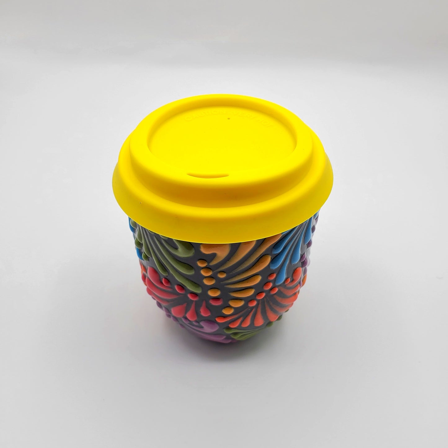 Handmade Multicolored Talavera Ceramic Tumblers