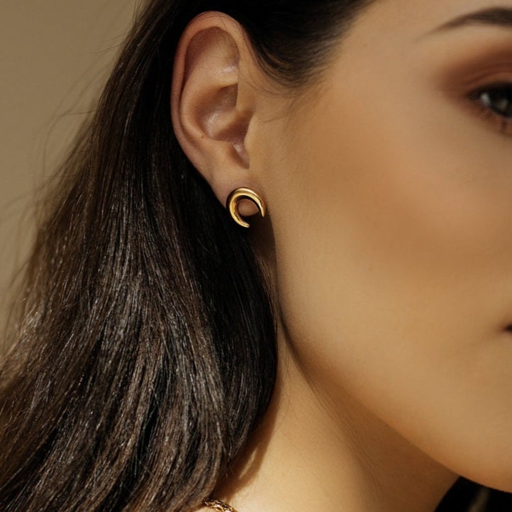 24k gold Moon jewelry set