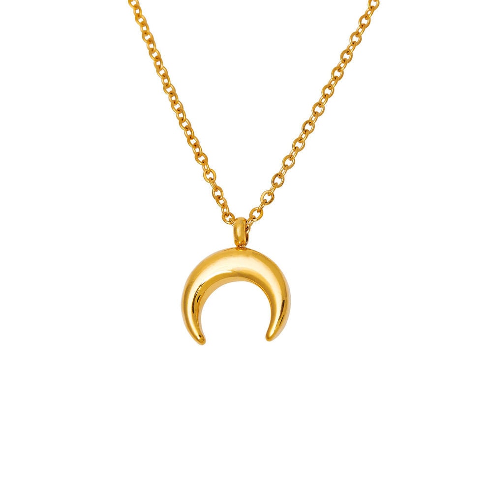 24k gold Moon jewelry set