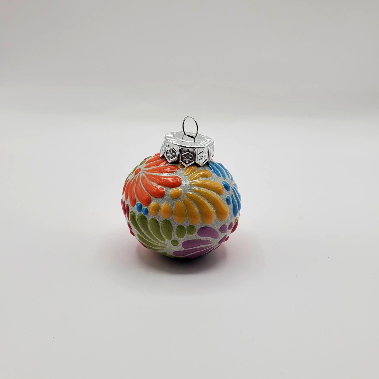 Handpainted Talavera Ceramic Christmas Ornaments