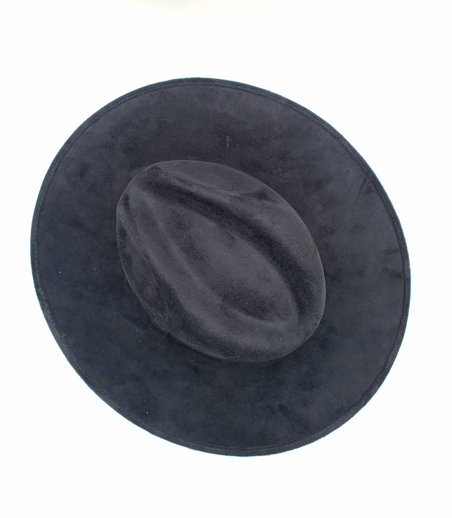 Inner Brim Hand Painted Suede Hat - Moon