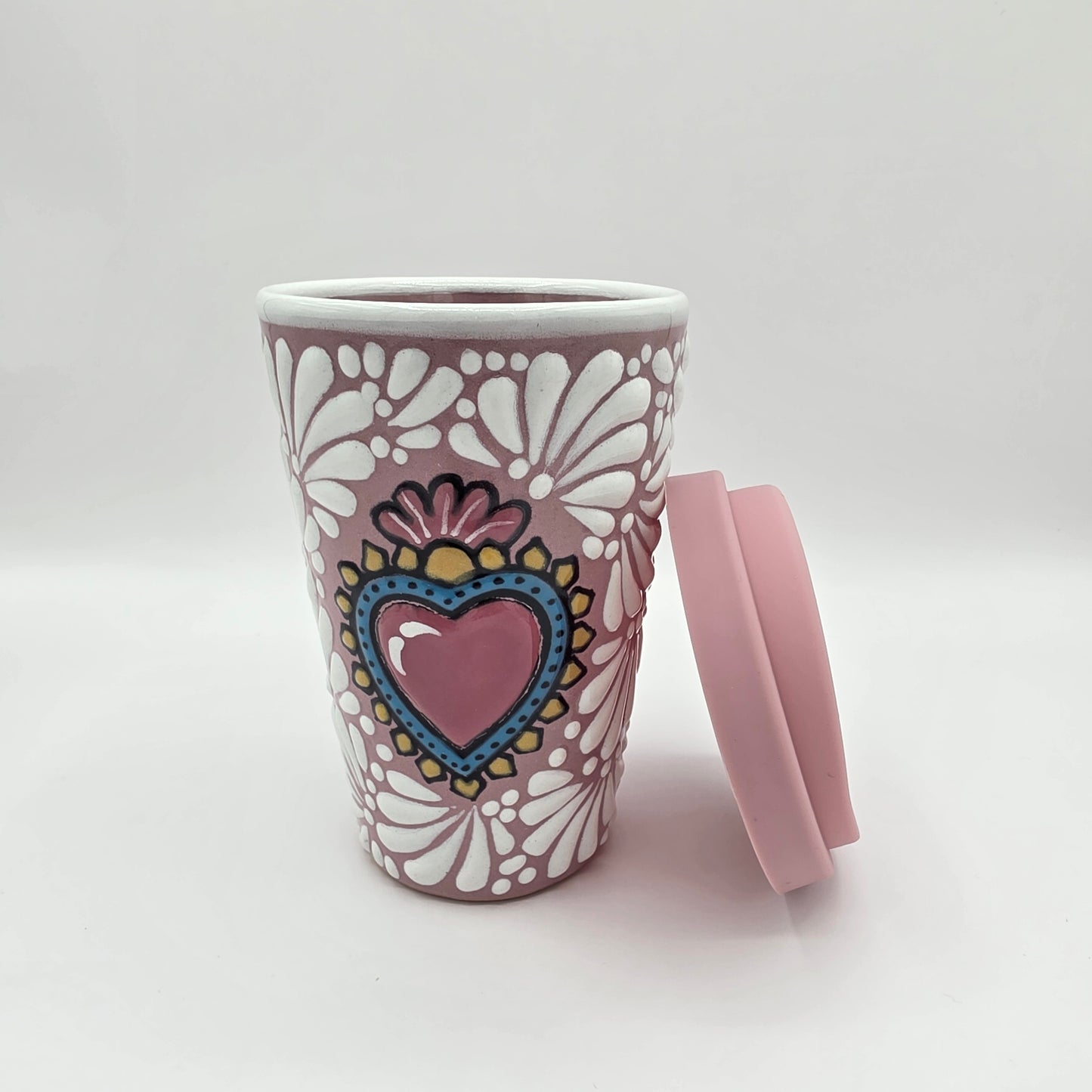 15 OZ Handmade Talavera Ceramic Tumblers