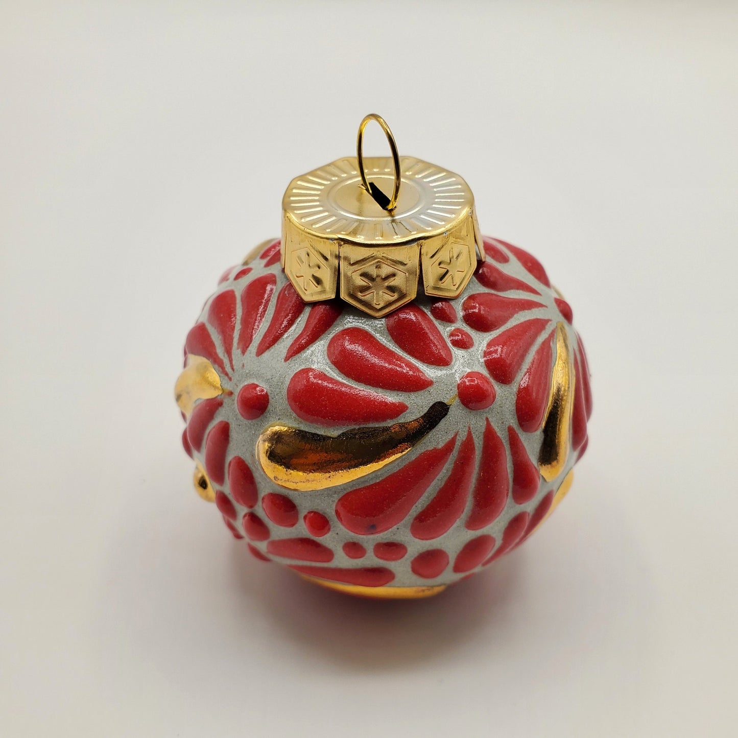 Handpainted Talavera Ceramic Christmas Ornaments